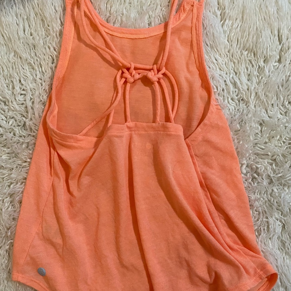 Zella workout top Girl peach coral